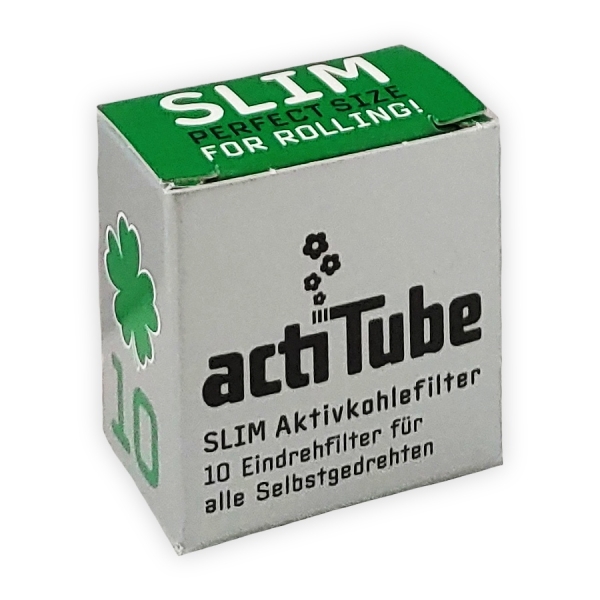 actiTube Aktivkohlefilter Slim Ø7mm 10 Stück 1
